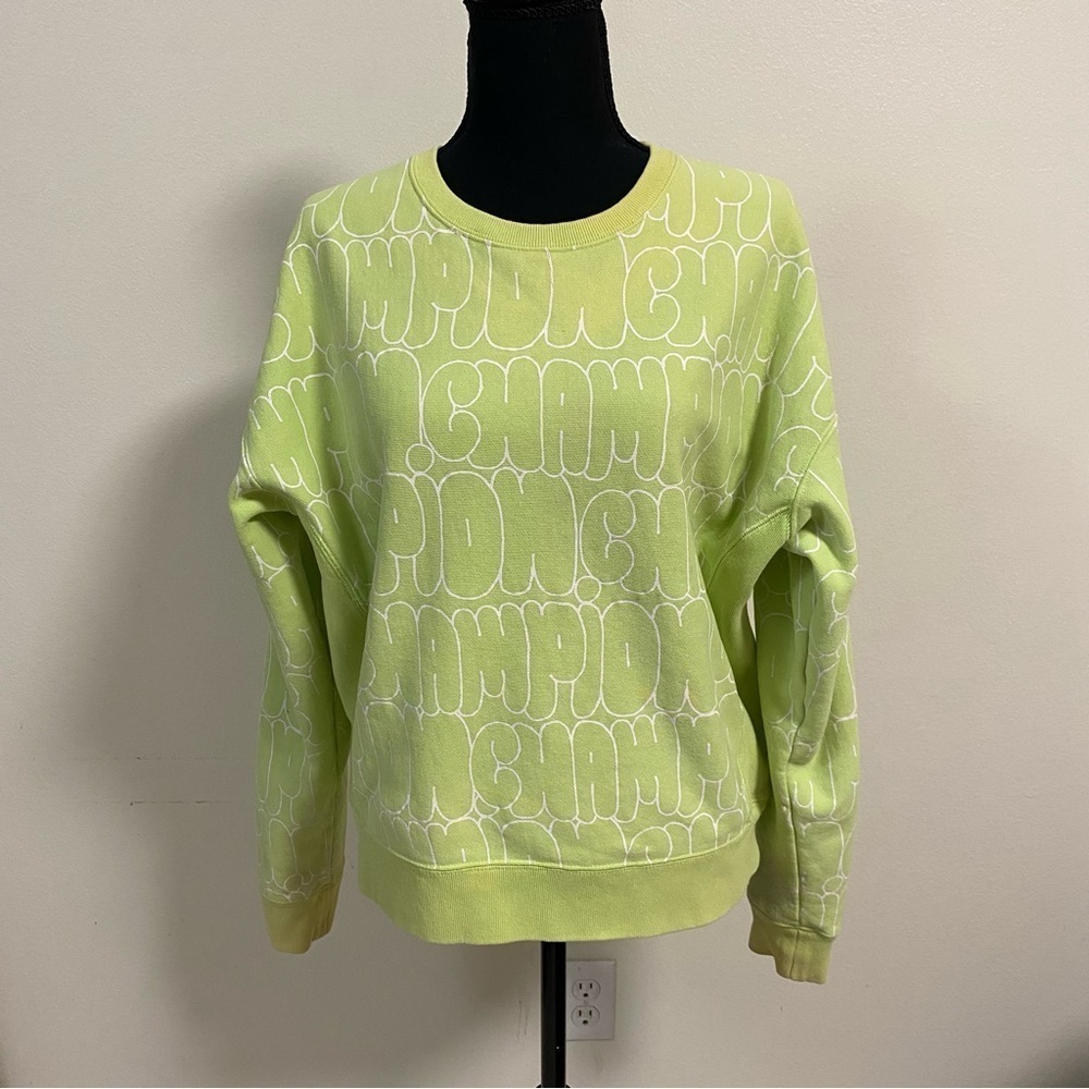 Champion Life Womens Reverse Weave Crew Sweater Size Large